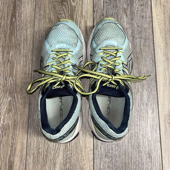 Asics GT 1000 Athletic Running Sneaker Shoes Blue Green T4K8Q Women’s US Size 8 - Picture 8 of 11